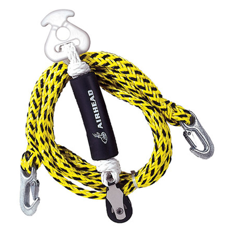 Airhead Self-Centering Tow Harness, 12' Rope Yellow