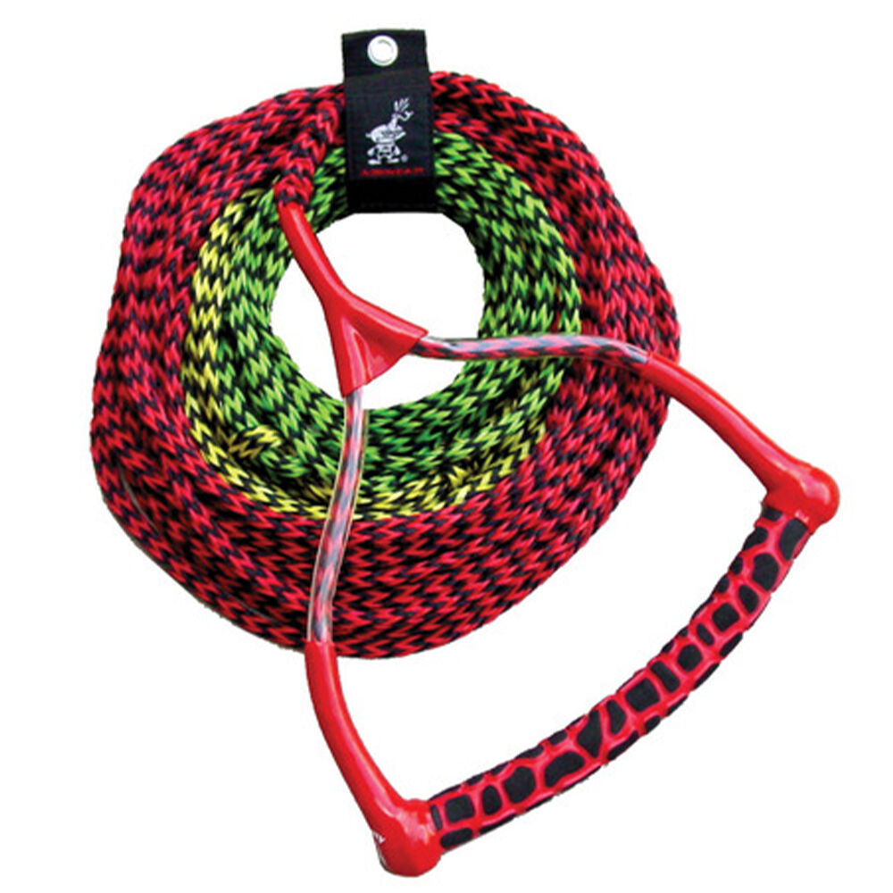 Airhead 3-Section Waterski Rope with Performance Radius Handle Multi