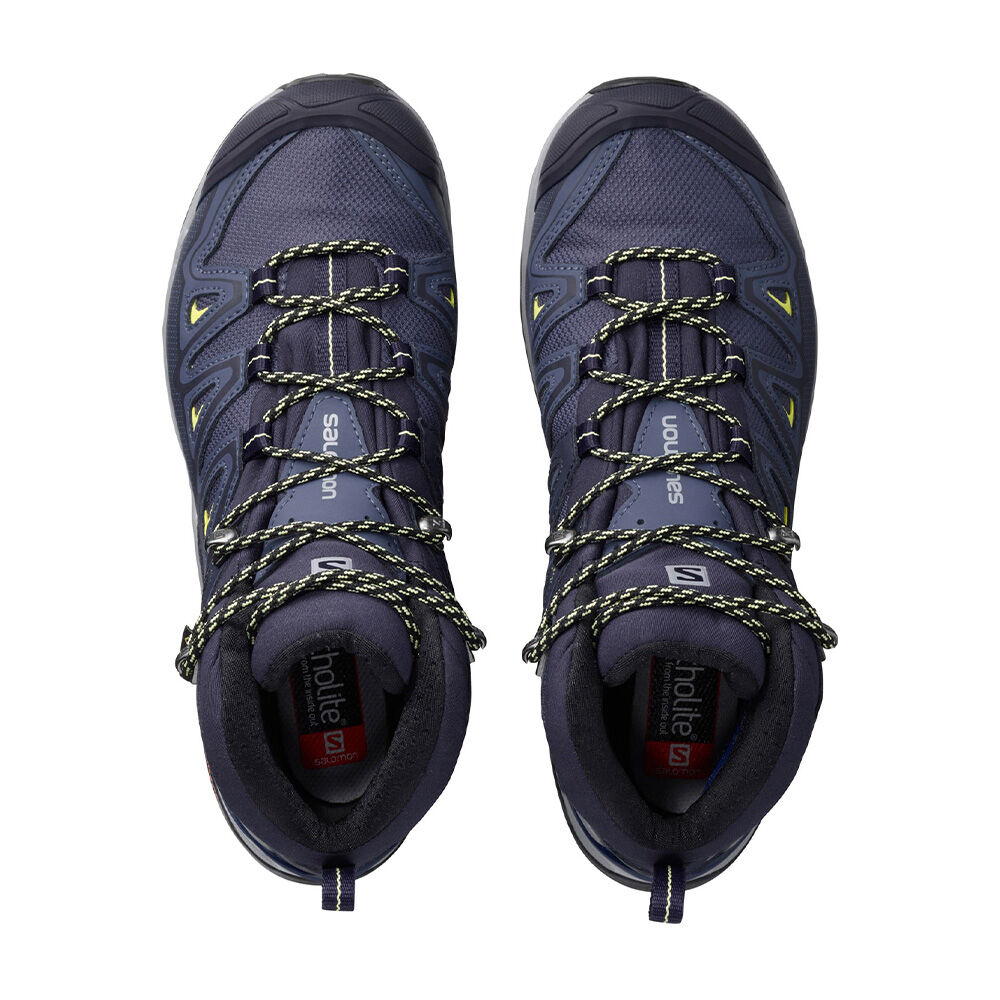 Salomon X Ultra 3 Mid GTX Wide Hiking Boots - Womens Blue 3 Salomon X Ultra 3 Mid GTX Wide Hiking Boots - Womens Blue